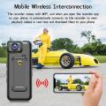 4K Ultra HD Body Worn Camera, Portable Wearable Mini BodyCam with Night Vision, 180° Rotatable Lens, Long Battery Life Video Rec.