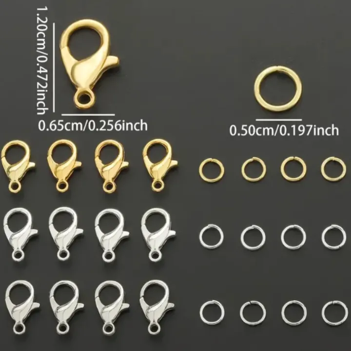 60pcs%20Heavy-Duty%20Alloy%20Lobster%20Clasps%20with%20Jump%20Rings%20-%20Secure%20Fastening,%20for%20Bracelets,%20Necklaces,%20Keychains,%20Earrings%20-%20Jewelry%20Making%20Supplies%20for%20Beginners%20&%20Professionals%20(Durable%20Connector%20Clasps),%20Lobster%20Clasp%20Charms,%20Earring%20Components,%20Crimp%20Con%20-%20Image%207
