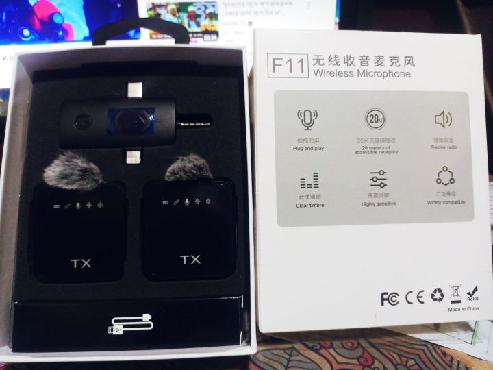 F11-2%20Wireless%20Microphone%20Noise%20Cancelling%20Lavalier%20Mic%20for%20iPhone%20Android%20Type-C%20Camera%20-%20Image%203