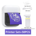 C50 Mini Tattoo Printer Portable Inkless Transfer Machine 2 Inch 15‑57mm Compatible With Phone PC iPad For Tattoo Pattern Logo. 