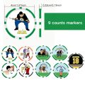 9 counts EA ABS Golf Poker Ball Markers, Best Seller, with PGA Golf Chip Ball Marker, Great Golf  For Golf Lovers Dad. 