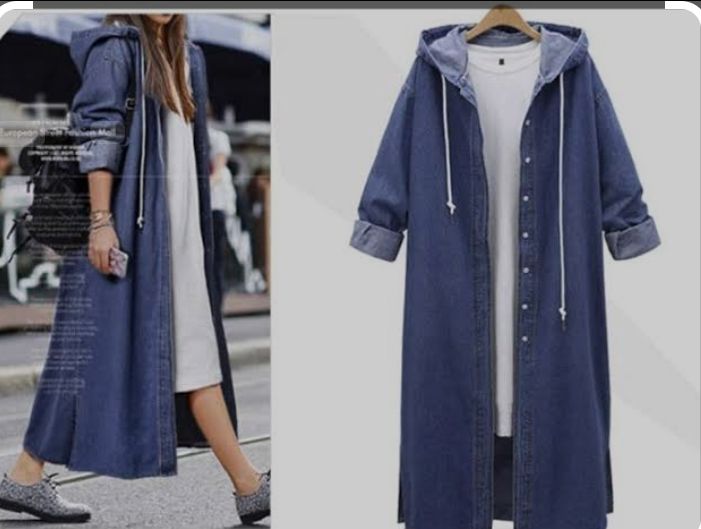 ladies stylish denim coat