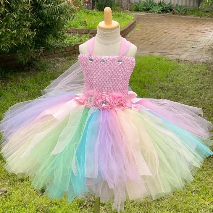 Girls%20Pink%20Flower%20Fairy%20Dress%20Kids%20Glitter%20Tutu%20Dress%20with%20Butterfly%20Wing%20and%20Stick%20Hairbow%20Set%20Children%20Cosplay%20Party%20Costumes%20-%20Image%204