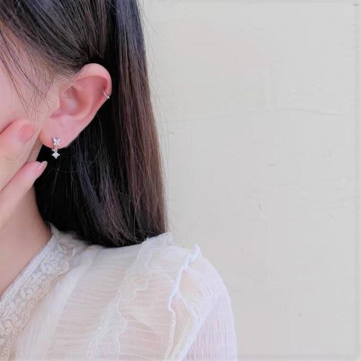 %5BGenuine%20silver%20certified%5D%20suwann.na.shop%20%5Bprice%20per%20pair%5D%20authentic%20silver%20earrings%20diamond%20earrings%20hoop%20earrings%20Diamond%20ghost%20mat%20-%20Image%202