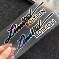 2pcs Limited Edition Emblem Badge auto car Sticker Limited Edition Logo for Car Motorcycle Truck Bike.