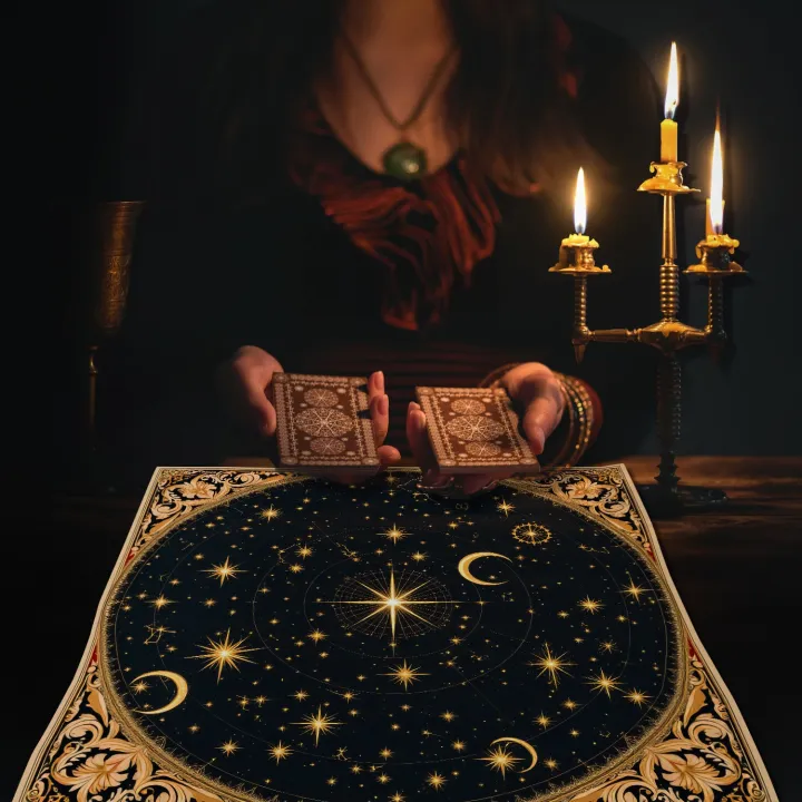 Medieval%20Celestial%20Tarot%20Altar%20Cloth%20Multiple%20Sizes%20HD%20Sublimation%20Print%20Moon%20Star%20Sacred%20Geometry%20100%20Polyester%20Machine%20Wash%20-%20Image%202