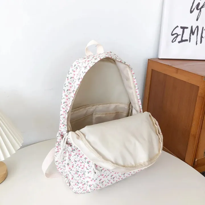 Korean%20Student%20School%20Backpack%20Floral%20White%20School%20Bags%20For%20Teenage%20Girls%20Cute%20Women's%20Backpack%20Brand%20Book%20Bag%20Nylon%20Rucksack%20-%20Image%205