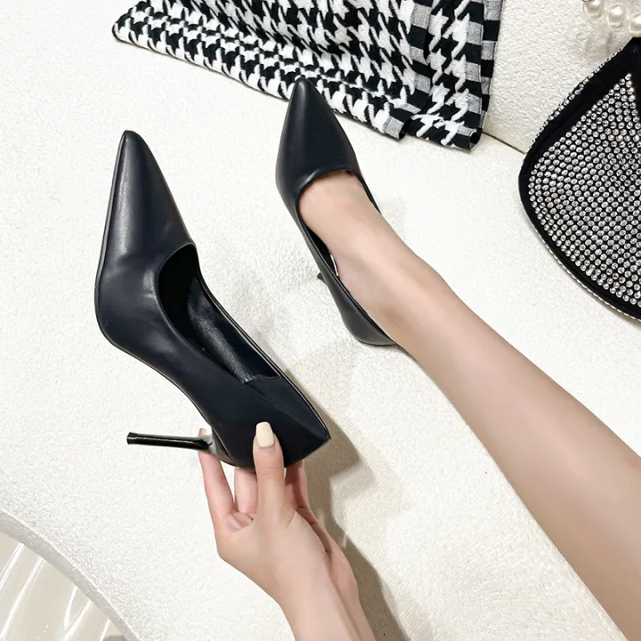 Fashion%20Black%20High%20Heels%20Female%20Professional%20Working%20Pumps%20Stiletto%20%20Shallow%20Toe%20Single%20Shoes%20Size%2034-43%20Dress%20Wedding%20Shoes%20-%20Image%203