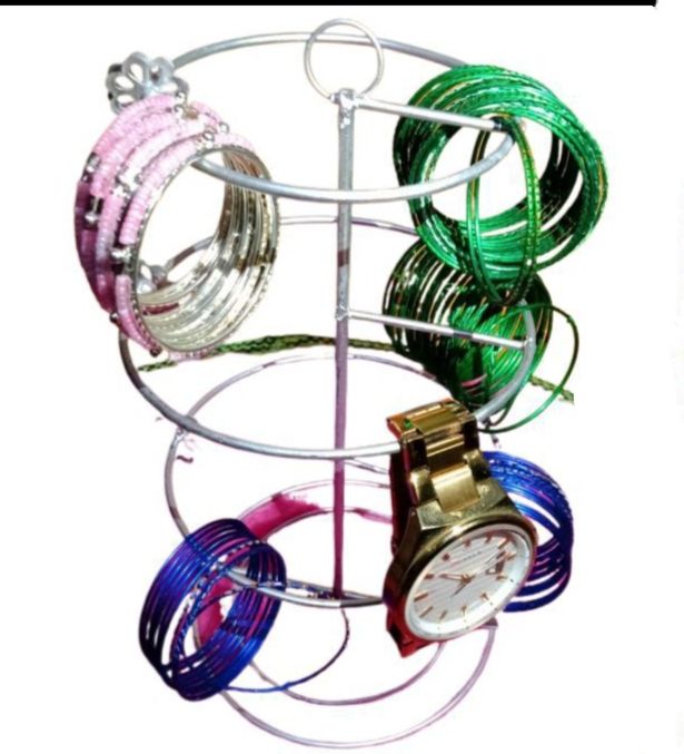 Churi Stand Mini Metal Bangle Organizer Jewelry Display Stand