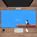 HD Printing Mouse Pads Black Cat cute scenery Gaming 400x900mm Large overlock Mousepad Gamer  Company accessories Desk Mat. 