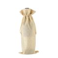 10pcs New Wine Bags Red Wine Bottle Covers Champagne Pouch Burlap Packaging Bag Wedding Party Decoration Wine Bags.
