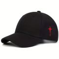 Unisex Side Cross Embroidery Baseball Caps Spring and Autumn Outdoor Adjustable Casual Hats Sunscreen Hat.