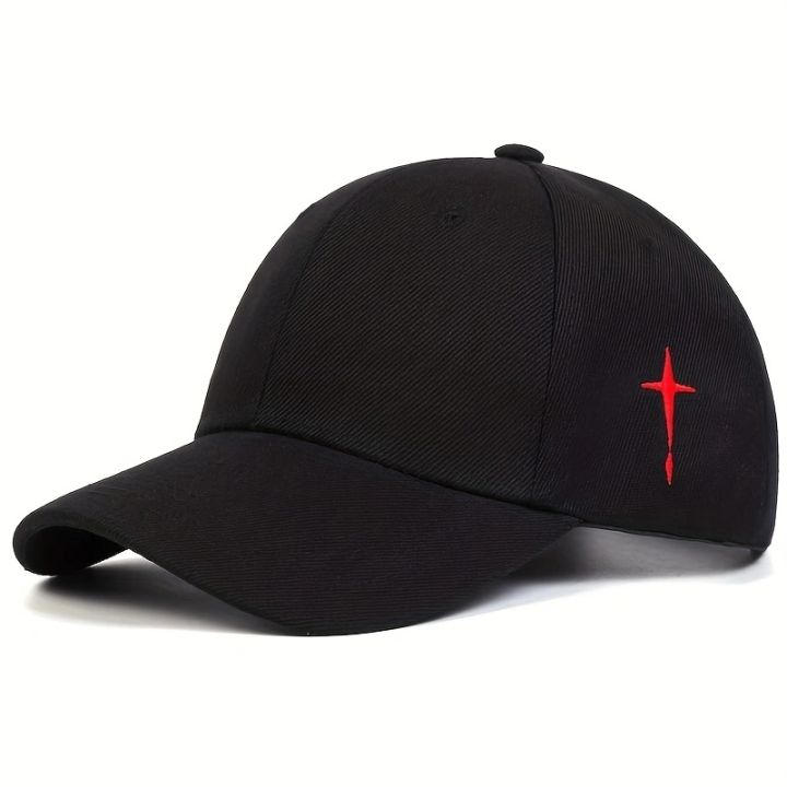 Unisex%20Side%20Cross%20Embroidery%20Baseball%20Caps%20Spring%20and%20Autumn%20Outdoor%20Adjustable%20Casual%20Hats%20Sunscreen%20Hat%20-%20Image%205