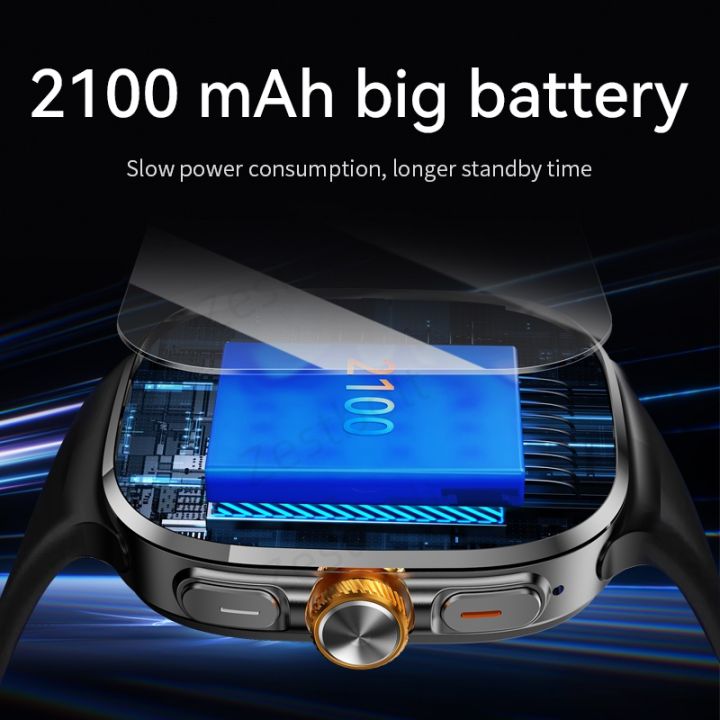 32+1024GB M99 Smartwatch with 2.4 Inch AMOLED Screen 4G/5G SIM Card ...