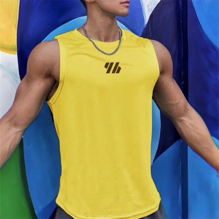 Summer%20Men's%20Gym%20Tank%20Top%20Fitness%20Training%20Clothing%20Quick-drying%20Loose%20Bodybuilding%20Sleeveless%20Shirt%20Men%20Fashion%20Basketball%20Vest%20-%20Image%204