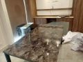 Gray Marble Sticker For Kitchen Decor. 