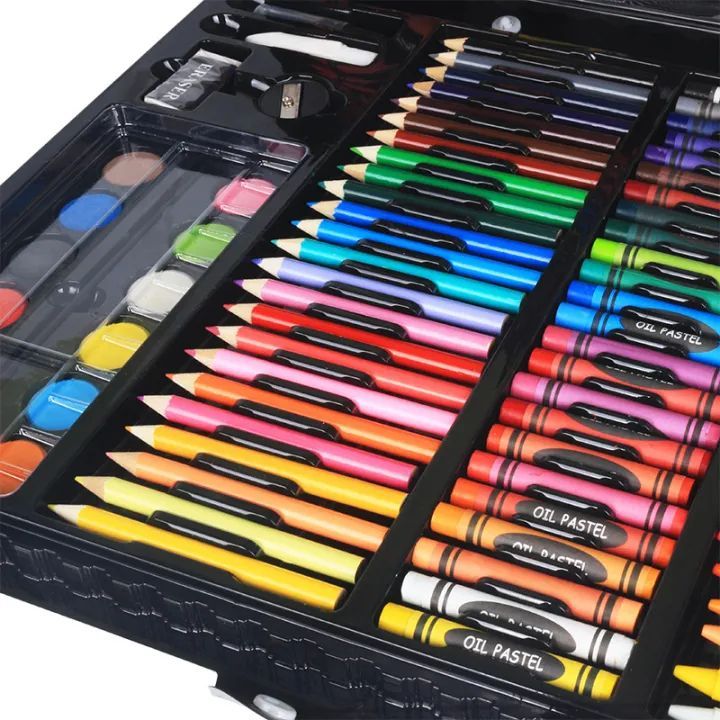 168%20Pcs%20Super%20Mega%20Art%20Set%20Coloring%20Set%20For%20Kids%20Deluxe%20Colored%20Pencil%20Kit%20for%20Artists%20-%20Image%204