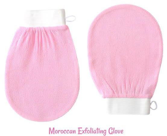 Deep exfoliating cleaning gloves - bath gloves - 100% Viscose Morocco Kessa Gloves Body Exfoliating Scrubber Bath Gloves