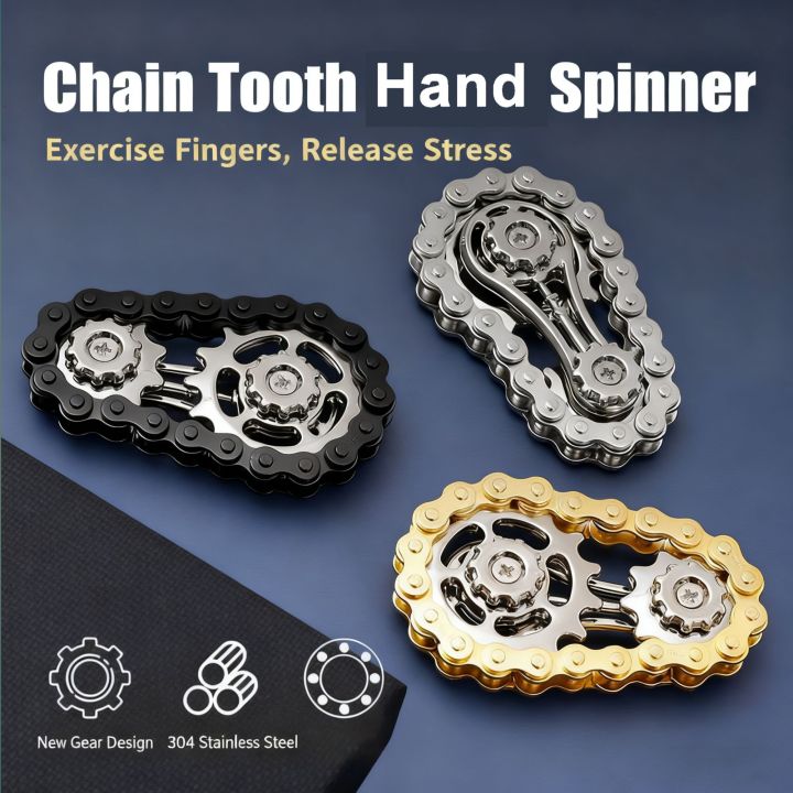 Chain%20Tooth%20Hand%20Spinner%20Metal%20Fidget%20Spinner%20Anti%20Stress%20EDC%20Toy%20for%20Adults%20-%20Image%202