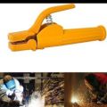 Welding Electrode Holder 500 Amp Capacity, Stick Welder Welding Copper Rod Stinger ARC Welder Clamp Handle Tools, Yellow. 