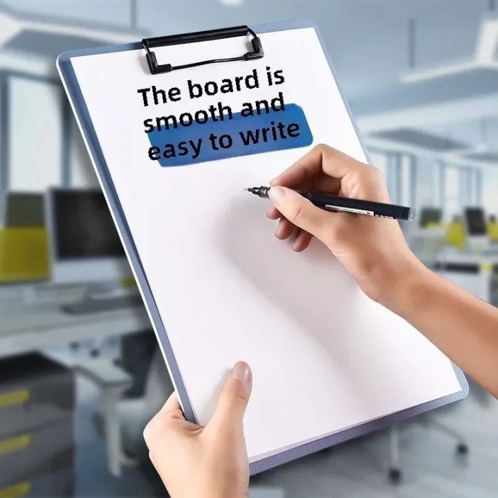 New%20A4%20File%20Folder%20Clipboard%20Writing%20Pad%20Memo%20Clip%20Board%20Double%20Clips%20Organizer%20School%20Office%20Stationary%20-%20Image%206