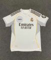 Real madrid new home kit half sleeves 25/26 season.