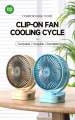 4000 mAh power new long-term mini table fan DP-7638 charging mute small USB student dormitory office desk clip small fan. 