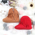 Spring and Autumn Winter New Baby Boots Tassel Boots Fashion Soft soled Women's Baby Shoes Sneakers 0-1 Year Old Zipper Style. 