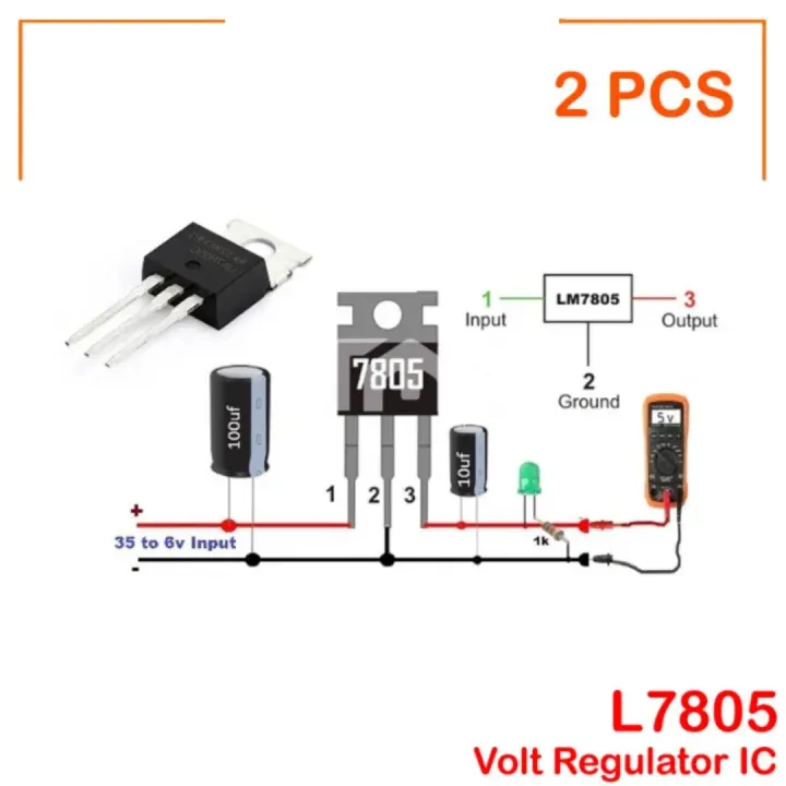 2Pcs-%20A%20Class%20LM7805%20L7805CV%20L7805%207805%205V%201.5A%20Voltage%20Regulator%20IC%203%20Pin%20TO-220%20Package%20Fixed%205V%20Positive%20Voltage%20Regulator%20IC%20Electrical%20-%20Image%202