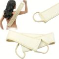 Exfoliating Body Sc - Soft Washcloth for Dead Skin Removal & Dry Brushing | Long Bath Sponge with Strap for Shower & Spa. 