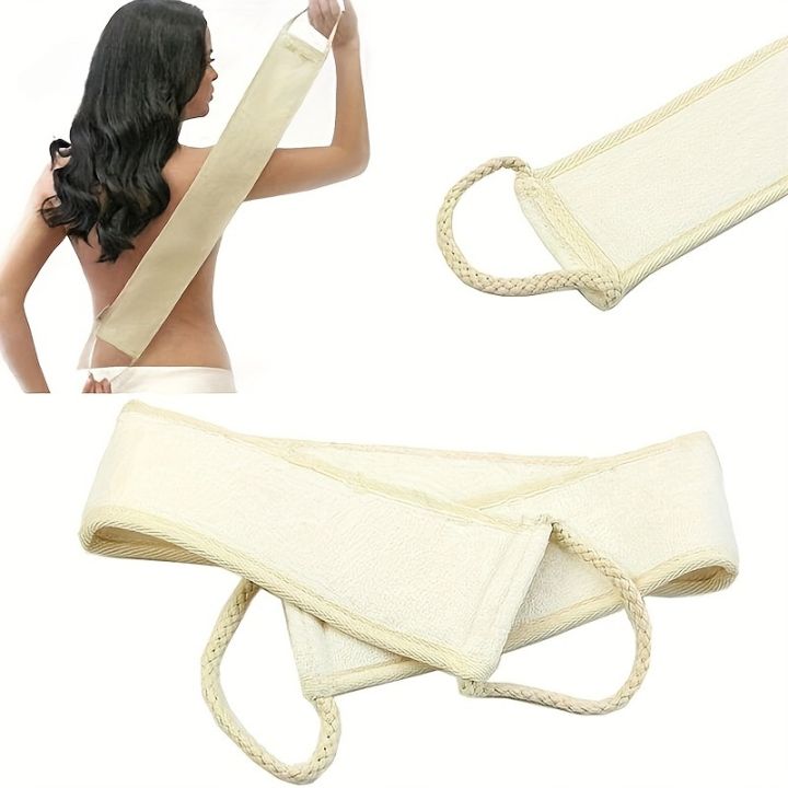 Exfoliating%20Body%20Sc%20-%20Soft%20Washcloth%20for%20Dead%20Skin%20Removal%20&%20Dry%20Brushing%20%7C%20Long%20Bath%20Sponge%20with%20Strap%20for%20Shower%20&%20Spa%20-%20Image%202