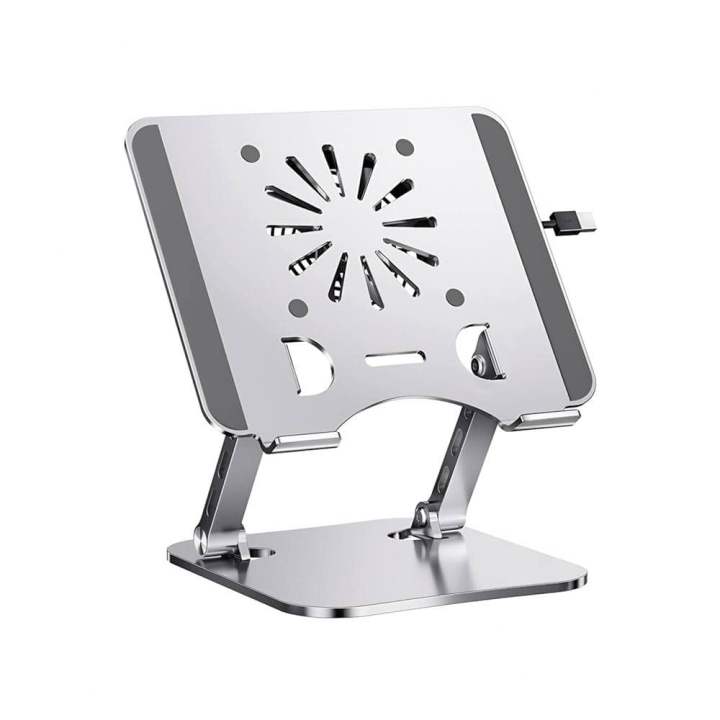 Adjustable Laptop Stand with Cooling Fan, Ergonomic Multi-Angle Laptop Stand, Compatible with MacBook, Air, Pro, Dell XPS, Alienware All 11-17.3 inch Laptops