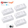 Dimmable Zigbee Wifi Switch CCT RGBW RGB Controller With Tuya Gateway HueBridge SmartThings Bridge for COB LED Strip Neon Light lightify. 