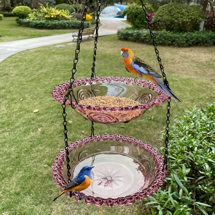 2-layer%20Bird%20Feeder,%20Suspended%20Bird%20Bath,%20Courtyard%20Decoration,%20Durable%20Tray%20with%20Chain%20for%20Bird%20Bath,%20Outdoor%20Bird%20Feeding%20-%20Image%206