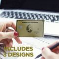 Pack Of Three AMEX Card Skins|Black+Platinum+Golden Amex Set|Custom ATM Skins for All bank Cards. 
