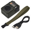 HRD-700 Full Band MW/FM /SW/WB Radio Portable Multimedia Music Player Portable Receive Signal Rechargeable Support Bluetooth TF.
