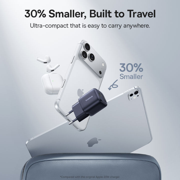 Baseus%2030W%20GaN%20Charger%20PD%20Charger%20For%20iPhone%2017%2016%2015%2014%2013%2012%20Max%20Fast%20Charger%20PD3.0%20QC3.0%20Phone%20Charger%20Type%20C%20Tablets%20Charger%20-%20Image%205