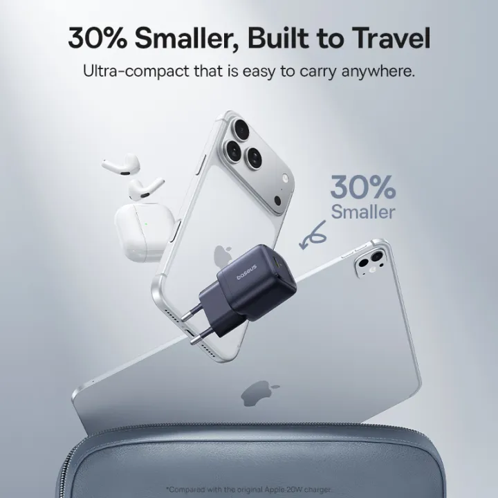 Baseus%2030W%20GaN%20Charger%20PD%20Charger%20For%20iPhone%2017%2016%2015%2014%2013%2012%20Max%20Fast%20Charger%20PD3.0%20QC3.0%20Phone%20Charger%20Type%20C%20Tablets%20Charger%20-%20Image%205
