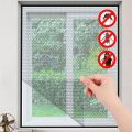 1.5*2M Anti Mosquito Window Screen Mesh Invisible Curtain for Living Room Decoration Summer Self-adhesive Window Curtain. 