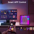USB Powered Bluetooth Control LED Panel Light Text Pattern Animation Programmable Display Desk Decor Smart LED Pixel Screen Lamp. 