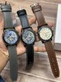 Awin Sports Gents Watch leather Strap. 