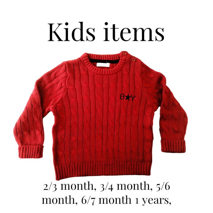 kind's items boys 2 month to 12 month