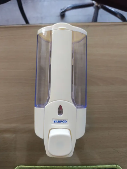 Soap%20Dispenser%20bottle%20Touch%20soap%20dispenser%20set%20for%20kitchen%20sink%20wall%20mounted%20for%20bathroom,%20washroom%20wash%20rooms%20foaming%20liquid%20hand%20soap%20dispenser%20manual%20with%20free%20wall%20mounted%20feature%20400ML%20Farpood%20Vilma%20-%20Image%204
