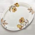 Customise Dinner Set Premium Quality Melamine Double Glaze High Quality Dinner Sets Dinnerware Sets With Double Polish Plates And Bowl Set Premium Luxury Quality Heavy Weight Oven Safe. 
