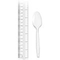 4 Packs Of 100PCS Transparent Plastic Spoons For Desserts And Appetizers. 