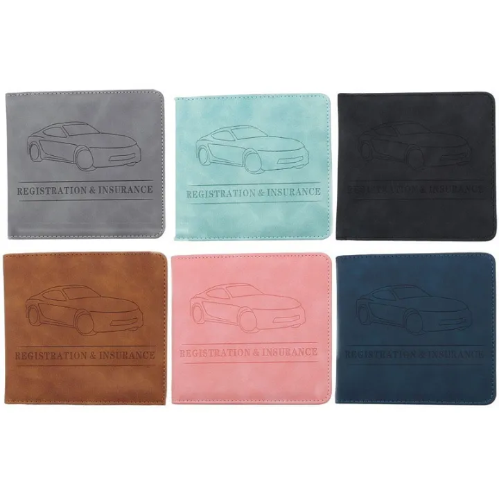 Car%20Registration%20Driver's%20License%20and%20Insurance%20Card%20Holder%20-%20Leather%20Vehicle%20Glove%20Box%20Automobile%20Documents%20Paperwork%20Organizer%20-%20Image%205