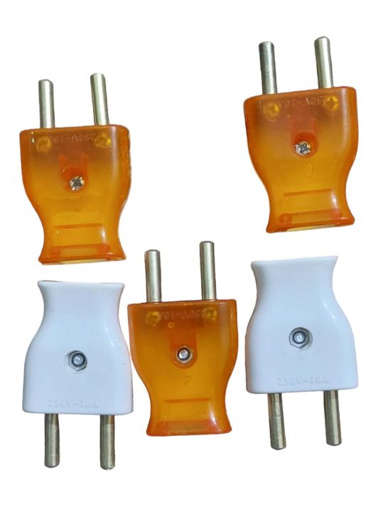 EU Power Plug Electric Plug 2 Pins Electric Plastic Plug Switch 5A Plug ...