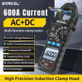 SNAKOL Clamp Meter Multimeter AC/DC Voltage Current 6000 Counts Ammeter Voltmeter NCV Resistance Capacitor Tool electrician. 