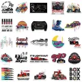 10/30/50pcs F1 Formula One Racing Stickers Funny Cartoon Graffiti Decal Laptop Luggage Skateboard Motorcycle Bike Helmet Sticker. 