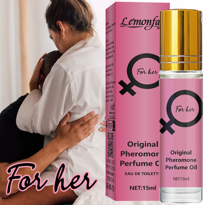 Lemonfay For Her Original Pheromone Perfume Oil - 15ml Portable Roll-On Fragrance, Long-Lasting Intimate Scent for Women